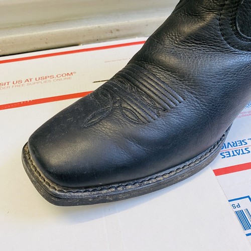 Ariat 10010938 Legend Phoenix Herren Schwarz Leder Cowboy Westernstiefel Größe 9 EE - Bild 10 von 20