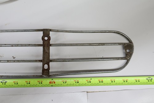 Used Vintage OEM Original Yamaha 1969 DT1 250 Exhaust Heat Shield - Japan Chrome - Foto 5 di 10