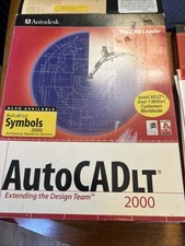 Vintage AutoCAD LT 2000i Upgrade Boxed CD Actrix