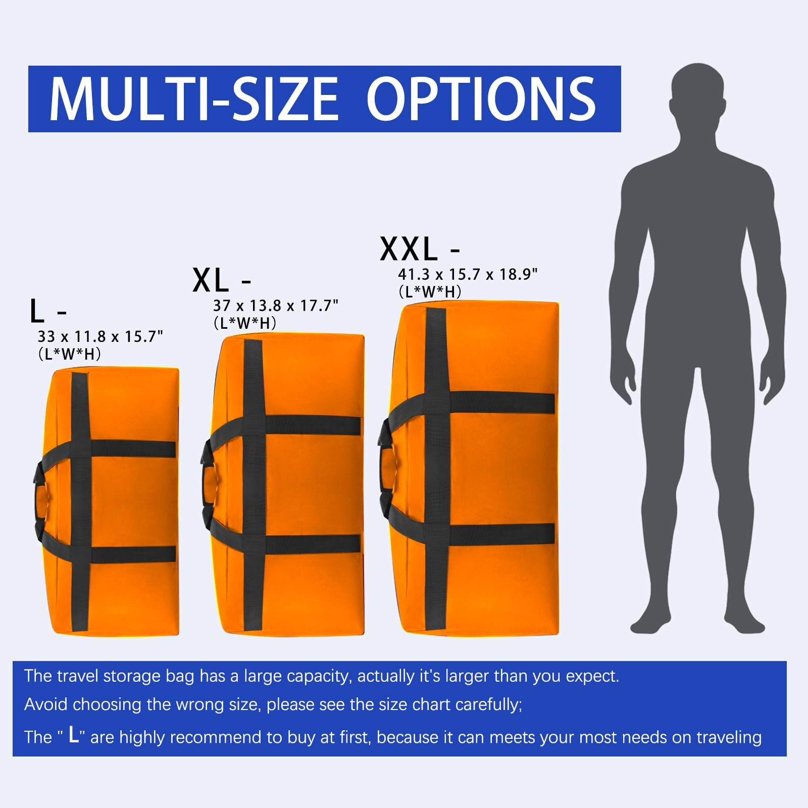 Sharmgoria XL Foldable Duffle Bag Large Sports Gear Duffel Bags for Travel Ca...
