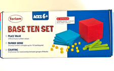 Torlam 131 PCS Magnetic Base Ten Blocks - Place Value Blocks -Math ... Fast Ship