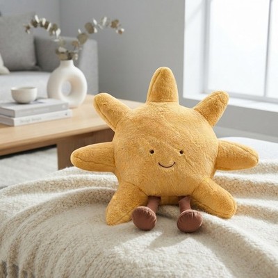 Squishy 30 cm Sonne Mond Plüschkissen - Ihr perfekter Begleiter zum Kuscheln
