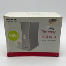 Hitachi Inspire The Next External Hard Drive Easy Device Silver USB 2.0 640GB
