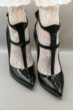 Gianmarco Lorenzi Pumps Lack schwarz High Hee...