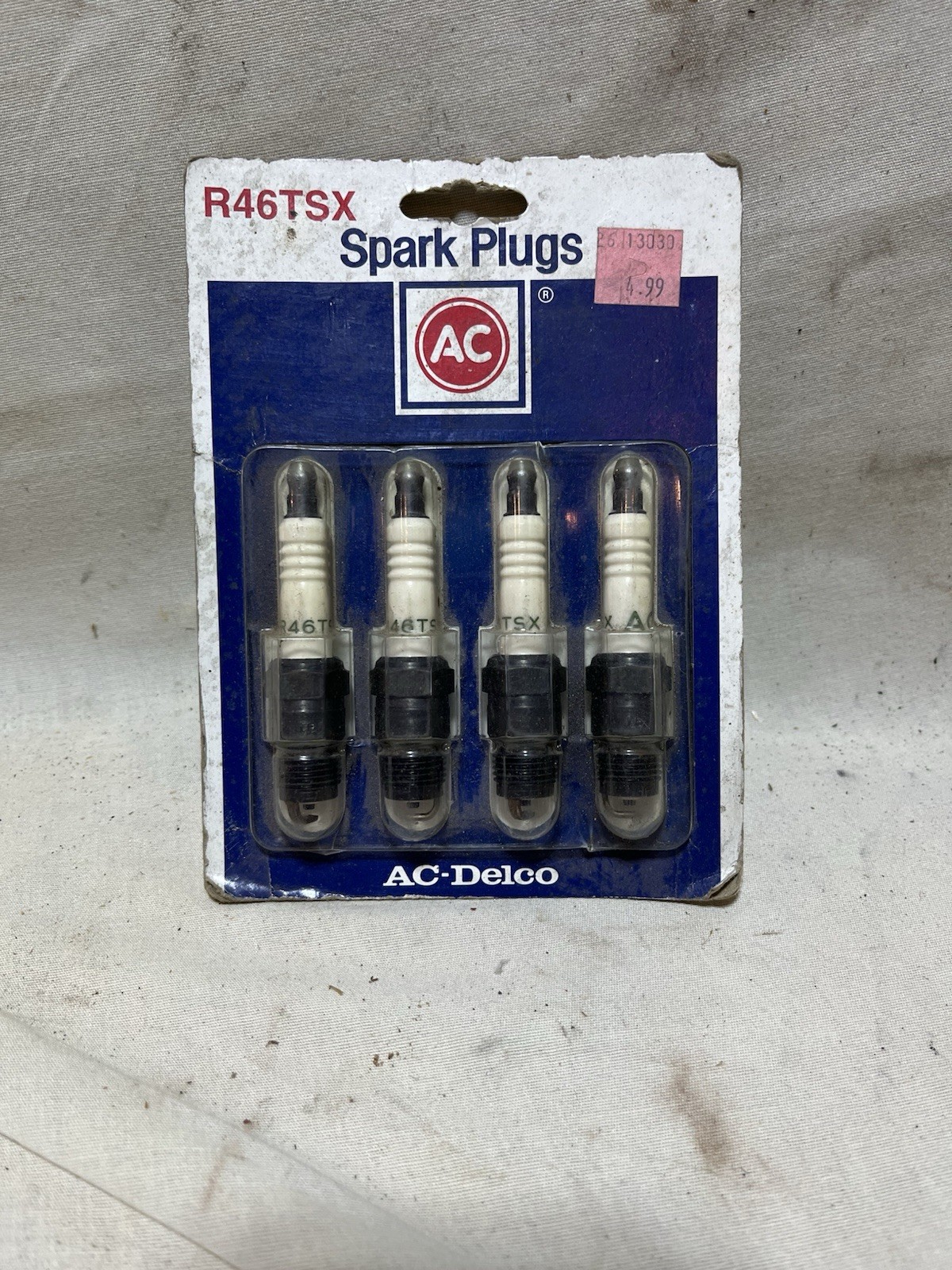 A-delco R46TSX Spark Plugs Set of 4 New Old Stock