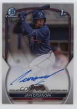 2023 Bowman Chrome Prospect Refractor 109/499 Jair Casanova #CPA-JCA Auto