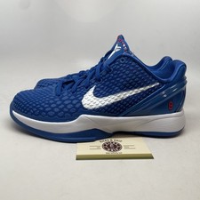 Size 5Y / 6.5 Women - Nike Kobe 6 Protro Dodgers Game Royal White GS FV9676-400