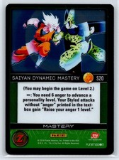 2016 Dragon Ball Z Awakening Saiyan Dynamic Mastery Foil Parallel #S20