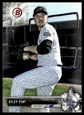 2017 Bowman Draft Riley Pint Colorado Rockies #BD-111