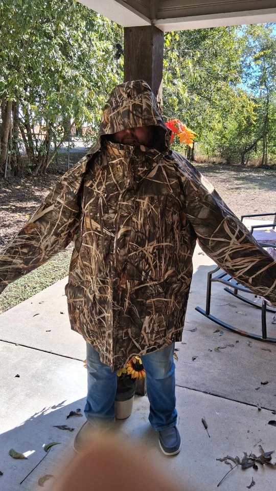 Vintage Cabelas Advantage Max 4 Camo Hunting Jacket Men’s  5XL Lined With Hood - Image 4 of 4