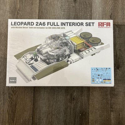RyeField Model RM-5093 1/35 Leopard 2A6 full interior set Ukraine decals Sealed