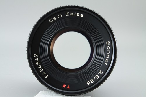 *NEAR MINT* CONTAX Carl Zeiss Sonnar 85mm f/2.8 mmg aus Japan #11514 - Bild 8 von 10