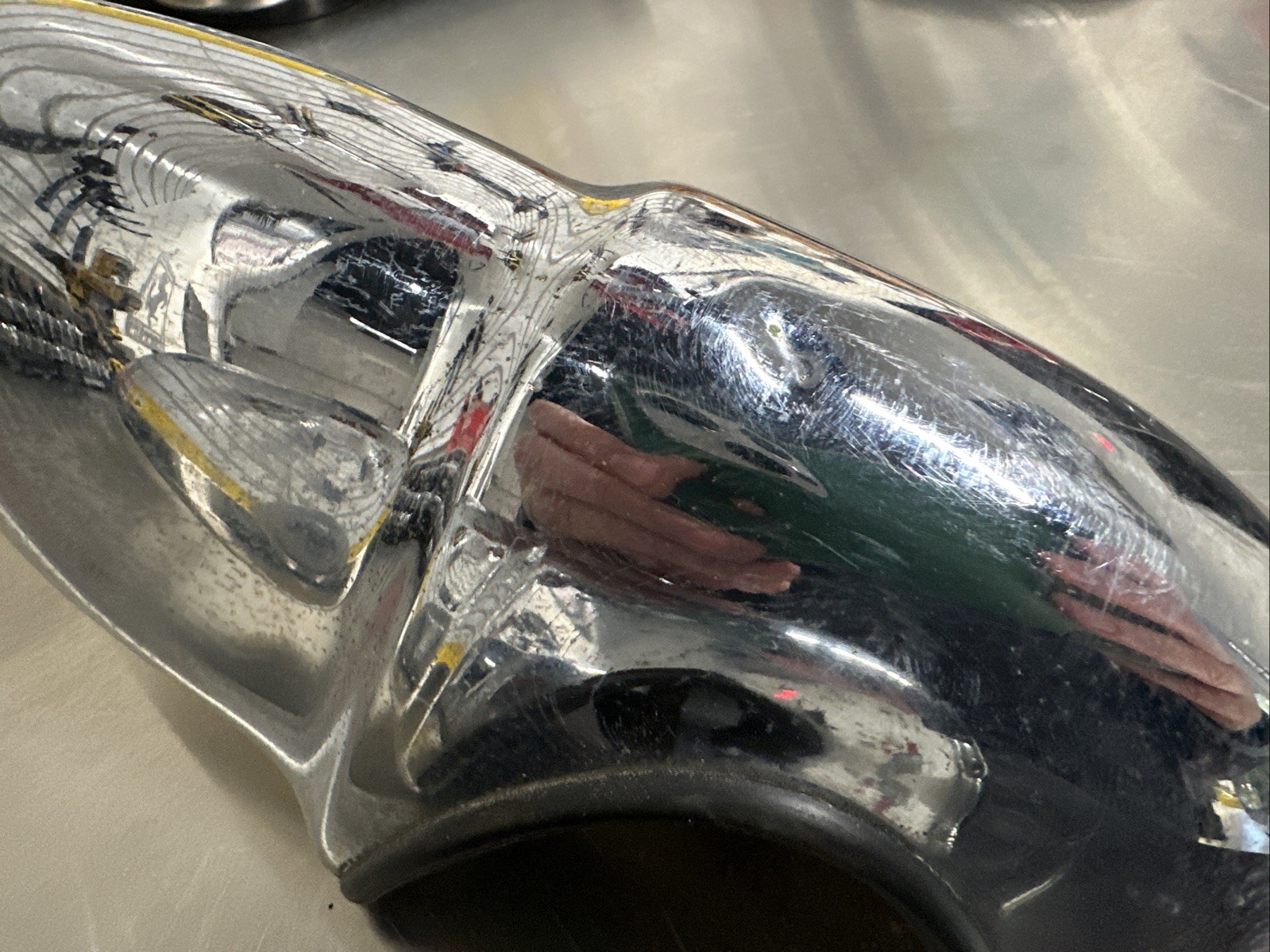 ASTON MARTIN DB4 Rear Bumper Overriders LH & RH Original equipment