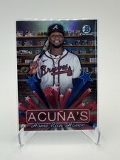 2025 Bowman Chrome Ronald Acuna Jr Home Run Haven Refractor #HS-10
