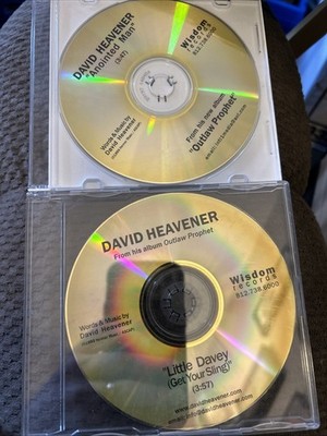 David Heavener - Anointed Man & Little Davey CD-R Singles from Outlaw Prophet