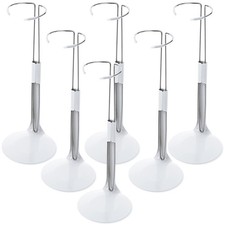 6 Pcs Adjustable Doll Stands for 12 Inch to 18 Inch Dolls Display Stand with ...