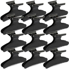 Black Butterfly Hair Clips   Professional Sectioning Clamps for Styling