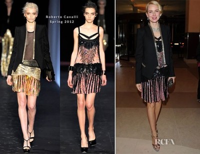 Roberto Cavalli 2012 Sequined Beaded Silk Mini Skirt Black Multi 8 NWTs