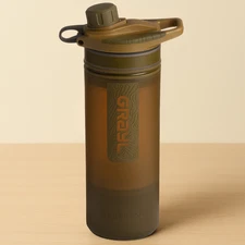 Grayl GeoPress Water Purifier 24oz - Covert - Coyote Brown - NEW