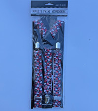 Adult Size Themed Novelty Suspenders Darkness Beauty, Grit Grace, Halloween