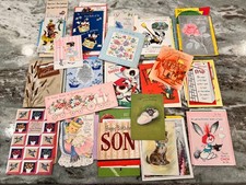 Vtg Greeting Cards Lot of 50 Vintage Cards Wonderful Variety 10