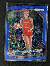 Shakira Austin 2025 Panini Prizm WNBA #81 Blue Velocity WASHINGTON MYSTICS