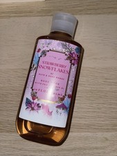 Bath and Body Works STRAWBERRY SNOWFLAKES Fragrance Body Wash 10 floz