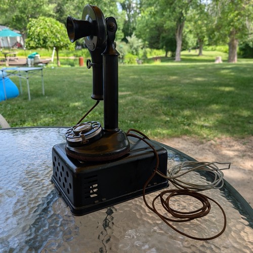 Western Electric 2AE Candlestick Phone + 534A Ringer Subset Box -video