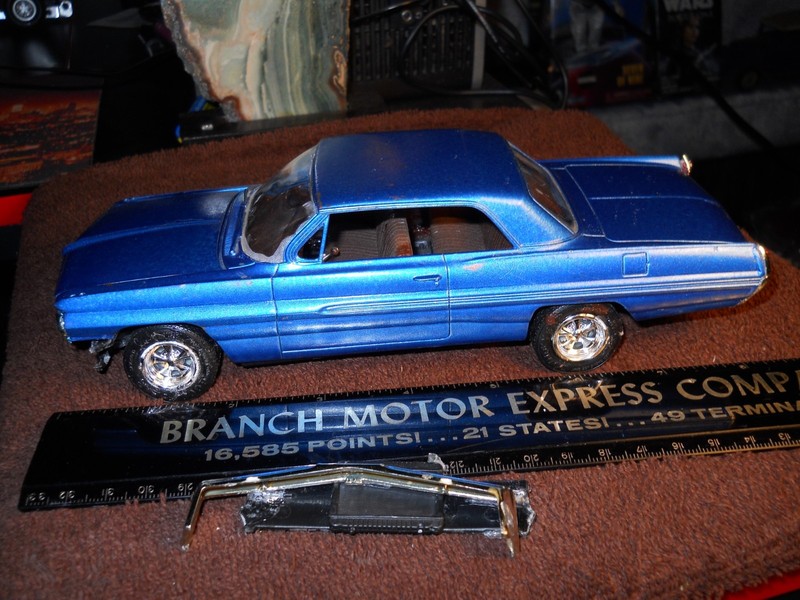 Vintage AMT 1:25 '62 Pontiac Catalina,'Amatuer Built/painted Model Car"As Is",!!