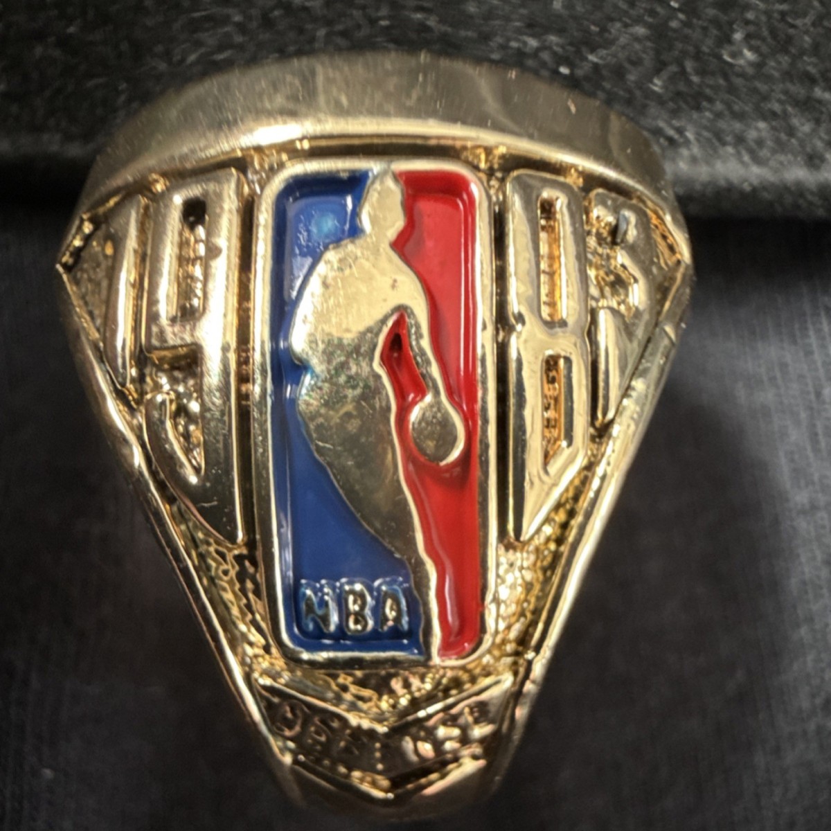 NBA at フィフティ Philadelphia 76ers NBA Finals Champions Ring Malone Gold Red