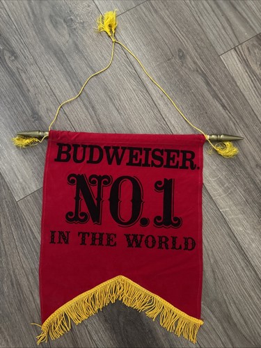 Vtg 70’s Promo Anheuser-Busch Banner Bar Tavern Pub Man Cave Excellent 50 Yrs