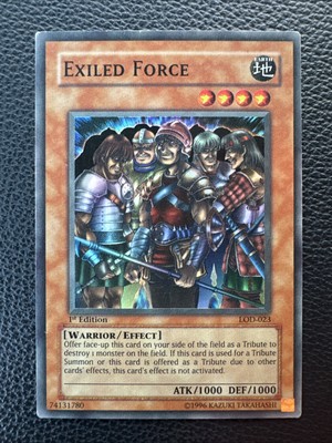 Yugioh - Exiled Force LOD-023 1st Edition Super Rare NM