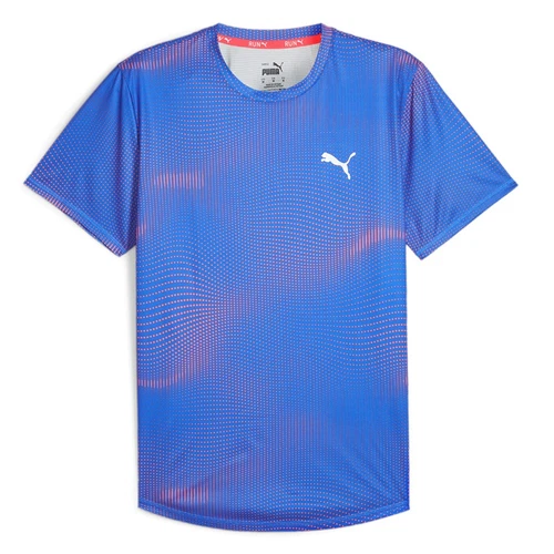 T shirt PUMA Run Favorite girocollo manica corta atletica uomo blu top casual