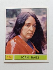 Panini Singers Figure Year 1969 NEW Number 254 JOAN BAEZ