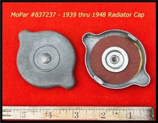 Vintage Nos 1939-1948 Plymouth R-3 Radiator Cap Dodge 1940s Convertible Chrysler