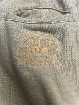 Bugle Boy Vintage Quarter Button Hoodie  Yellow Men s Large ￼