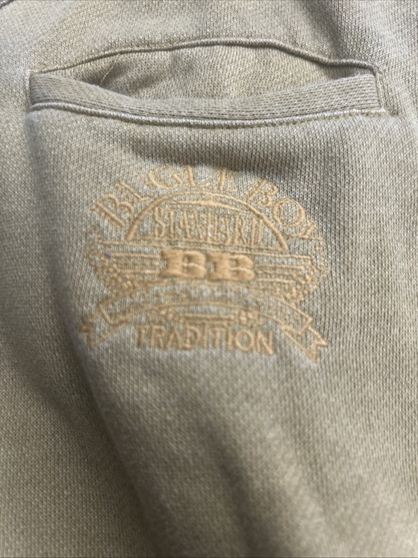 Bugle Boy Vintage Quarter Button Hoodie  Yellow Men’s Large ￼