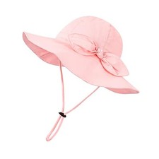 Toddler Kids Baby Girl Sun Hat Floppy Cotton Summer Hat 6-12 Months 202202/Pink