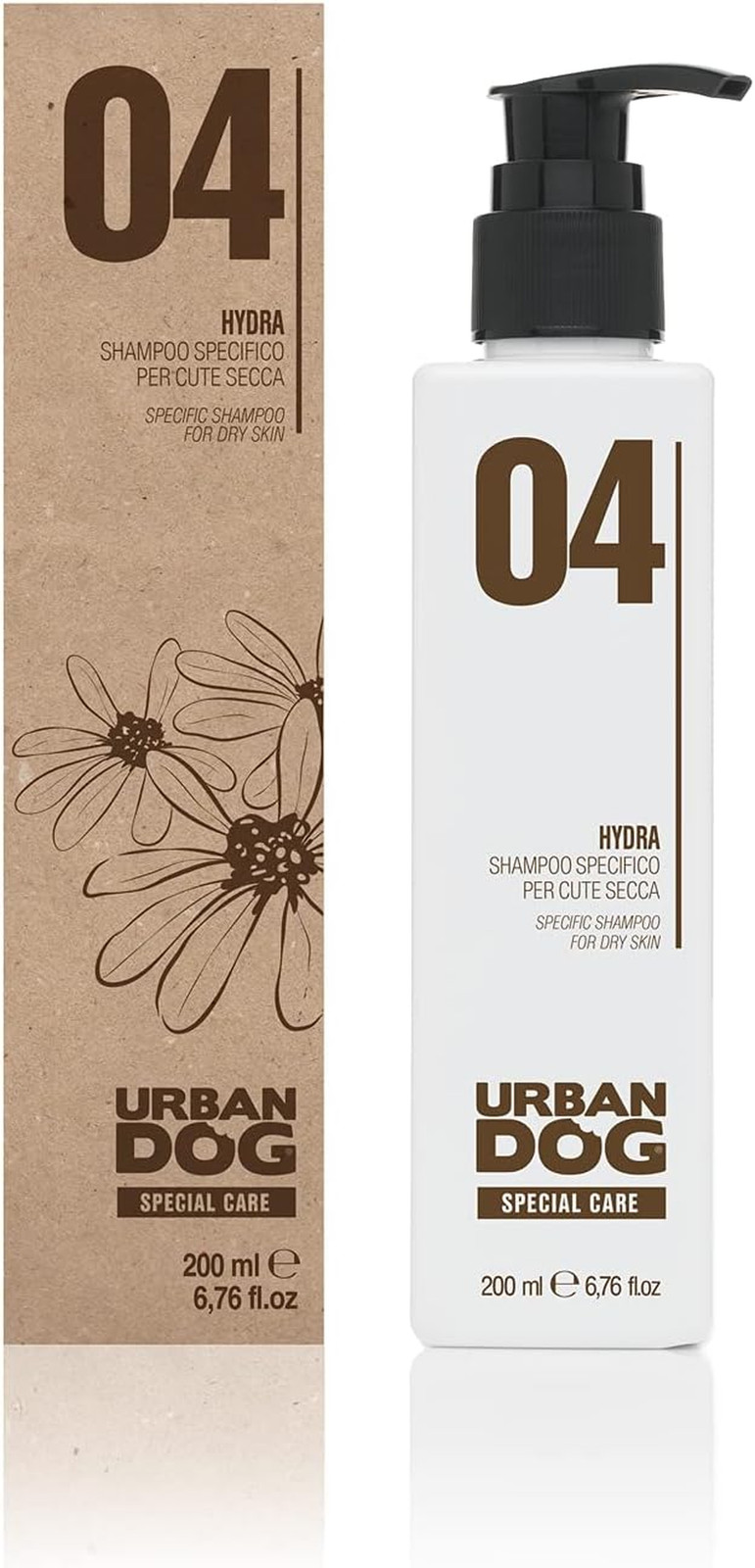Urban DOG HYDRA | Shampoo Specifico per Cute Secca 200Ml | Azione Idratante E Le