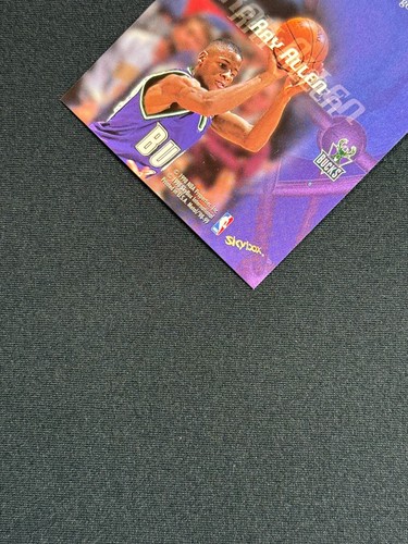 1998-99 Metal Universe #5 RAY ALLEN HOF 🏆 BIG UPS INSERT RARE 1:270 SSP 🏀 - Picture 10 of 12