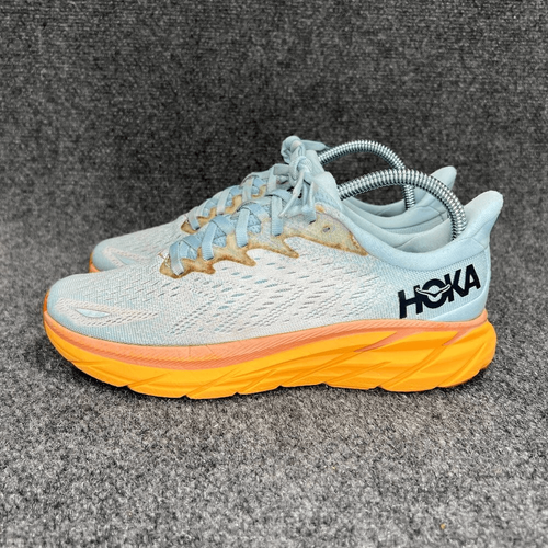 Hoka Clifton 8 Running Shoes Women's Size 7.5 Blue Athletic Training Sneakers - Picture 5 of 13