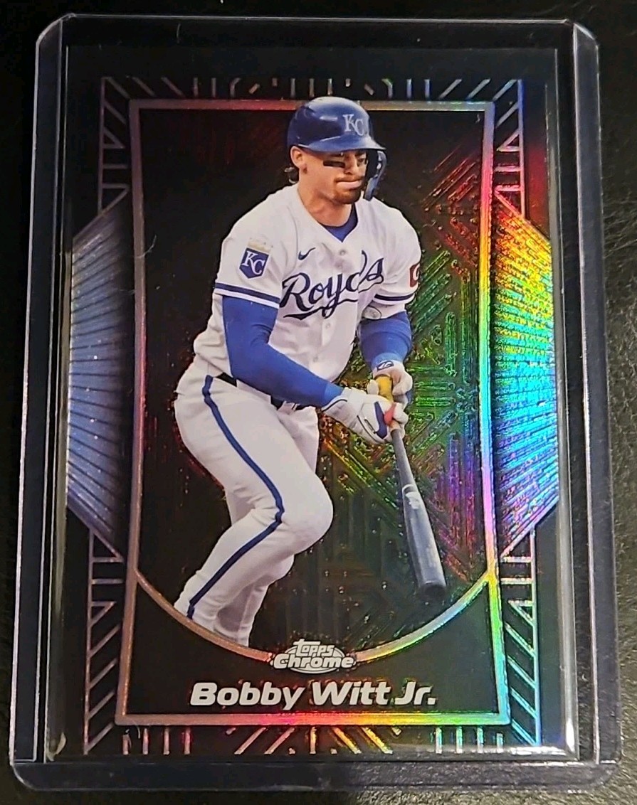2025 Topps Chrome #SE-10 Bobby Witt Jr Black Shadow Etch Case Hit Beauty - LOOK!