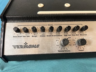 Vermona ER9 vintage DDR analog drum machine