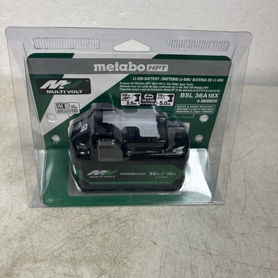 New Sealed Metabo HPT BSL36A18X Multi Volt Li-ion 36/18v 2.5/5Ah Battery.I 5016