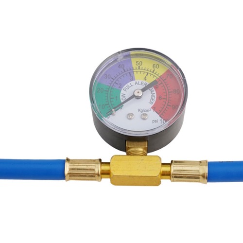 Recharge Hose With Pressure Gauge R134A Recharge Hose Accurate Pressure Gauge - Picture 7 of 12