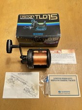 REEL SHIMANO TRITON TLD-15 CASTING TROLLING con scatola originale e lavoro cartaceo