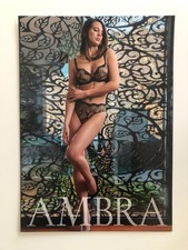 AFFICHE POSTER LINGERIE AMBRA PAPIER GLACE