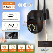 Surveillance Security Camera USB Plug And Play Audio Outdoor Camera