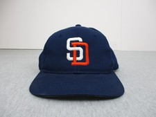 Vintage San Diego Padres Hat Cap Sports Specialties Snap Back MLB Mens 90s Blue