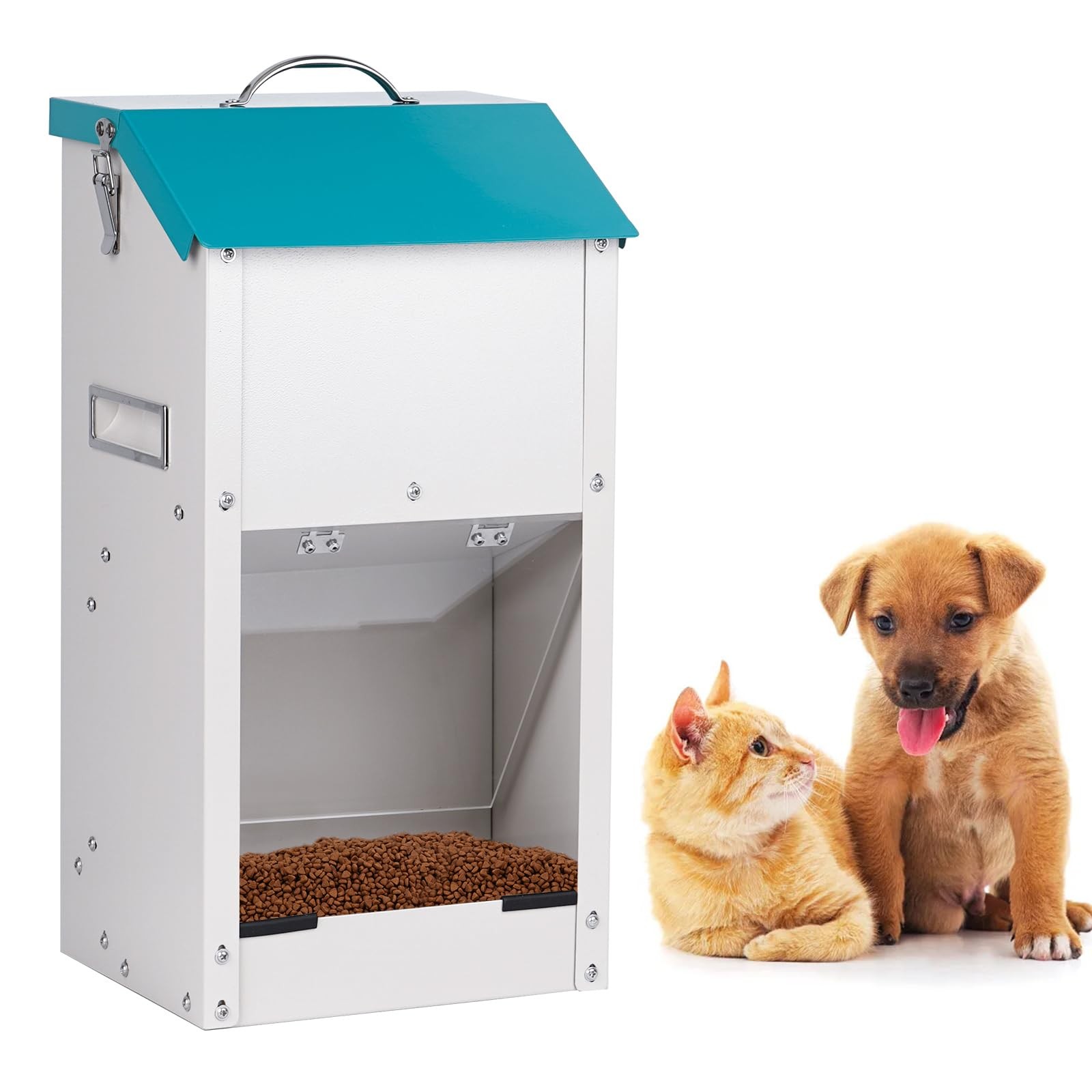 Dispenser 15lbs Pet Cat Feed...